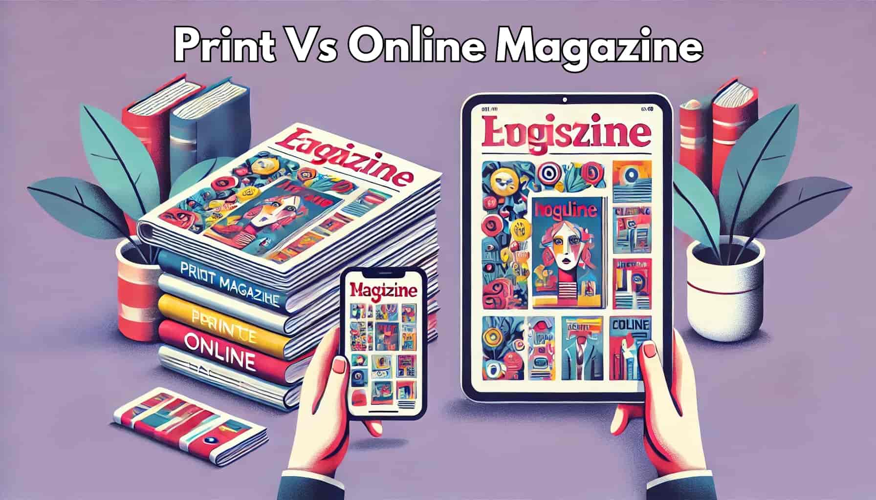 Traditional Print Magazines Versus Online Magazines