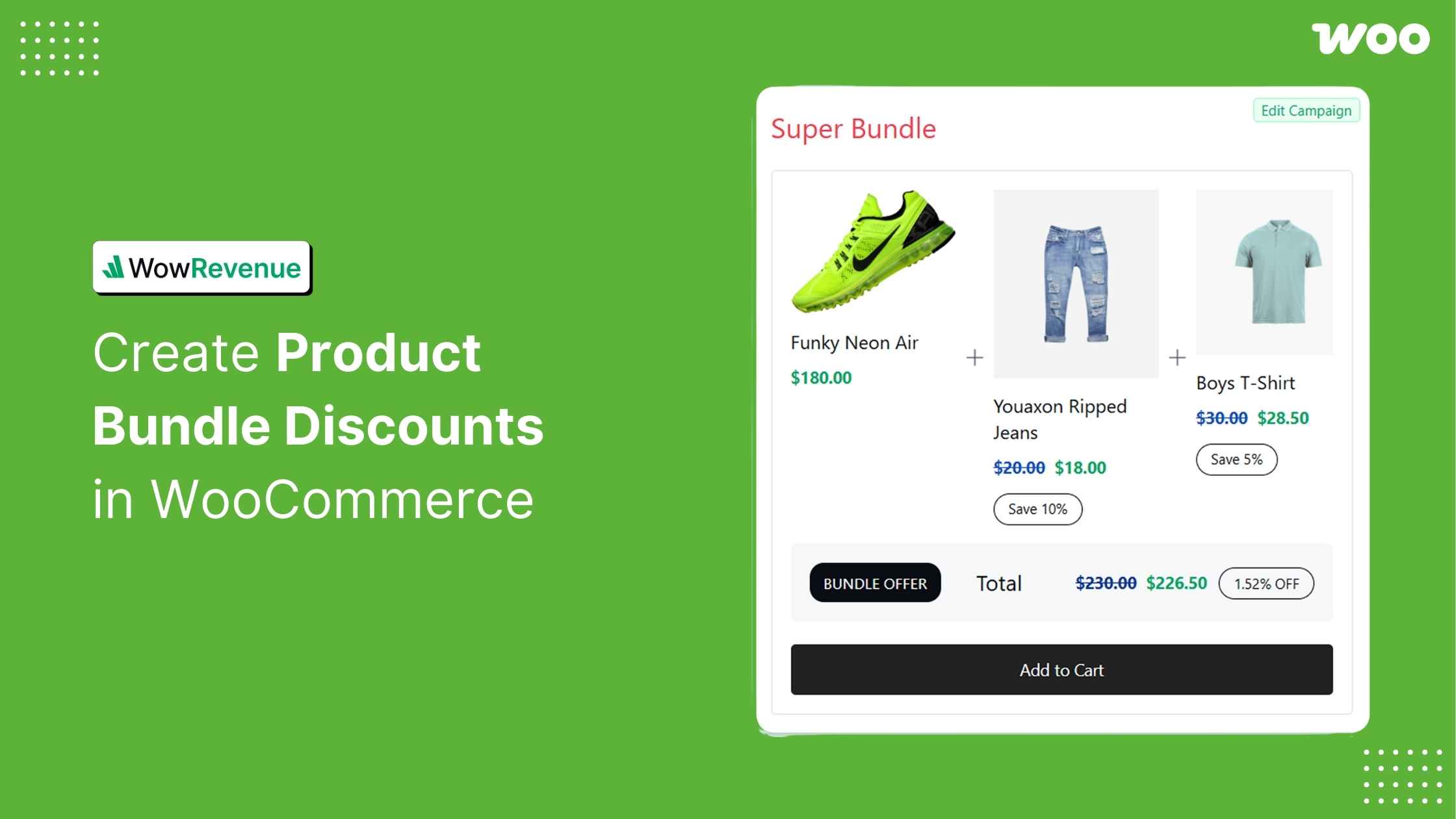 Create Product Bundle Discounts in WooCommerce